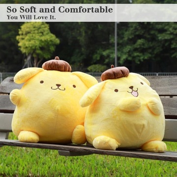 плюшевый талисман POM POM PURIN SANRIO CREWMATE 50 СМ - FUN FACE