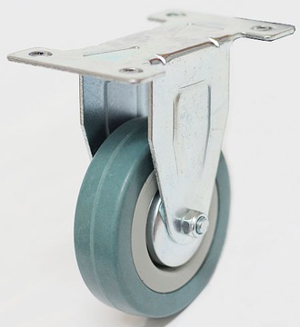 ФИКСИРОВАННОЕ КОЛЕСО СЕРОЕ РЕЗИНОВОЕ КОЛЕСО 50 мм