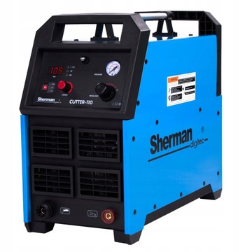 ПЛАЗМЕННЫЙ РЕЗАК PLAZMA SHERMAN CUTTER 110 400В ALU IGBT 105A 40MM 6M