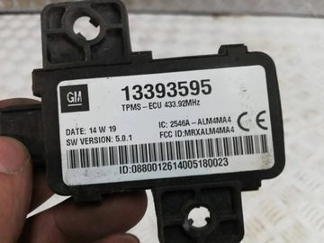 OPEL ADAM MODUL TLAKU PNEUMATIKA TPMS 13393595