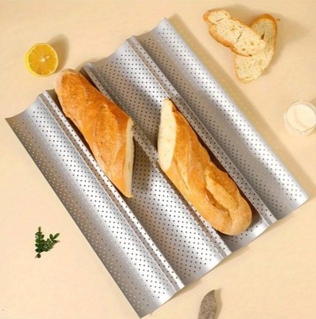 Выпечка хлеб хлеб для хлеба багетки прямоугольный металл