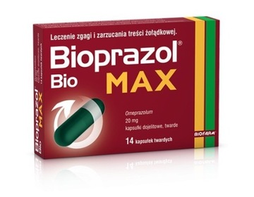 Bioprazol Bio Max 0,02 g, 14 kapsułek