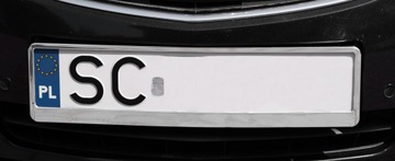 ХРОМИРОВАННАЯ РАМКА ДЛЯ НОМЕРНОГО ЗНАКА, 2 ШТ.