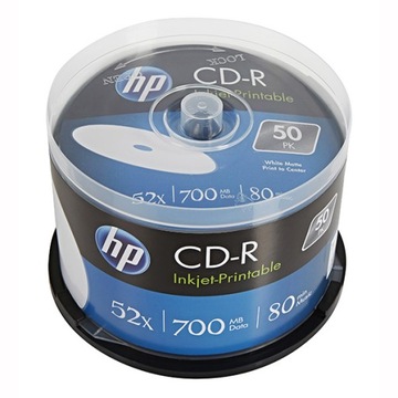 HP CD-R 50 шт. для печати, для архивирования