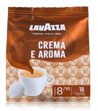 KAWA LAVAZZA CREMA E AROMA w Saszetkach SENSEO 18 pads z Niemiec
