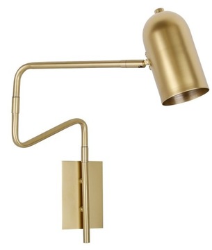 Kinkiet złoty lampa ścienna regulowana Hosti Candellux 21-75468