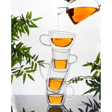 THERMAL LATTE GLASSES стаканы для кофе, чая, набор стаканов 6x0,3л