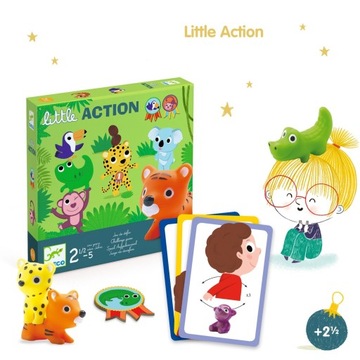 Djeco pierwsza gra wyzwanie dzieci Little Action od 2 lat