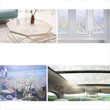 FOLIA SAMOPRZYLEPNA DEKORACYJNA NAKLEJKA NA SZYBĘ WITRAŻOWA 200x90CM