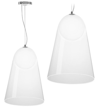 LAMPA WISZĄCA SUFITOWA ŻYRANDOL G9 SZKLANA TRANSP