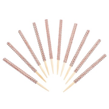 Коктейли с золотой отделкой и кристаллами