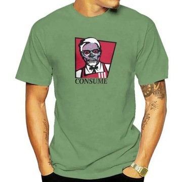 Mens KFC They Live Novelty unisex cotton T-Shirt Koszulka