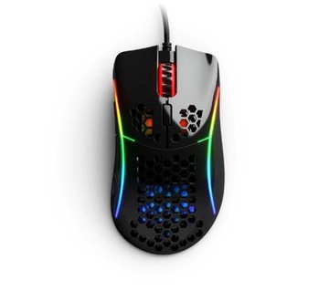 Mysz przewodowa gamingowa Glorious Model D- Glossy 12000 dpi Czarna