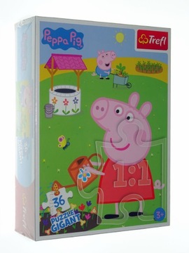Puzzle gigant Trefl Świnka Peppa 3+ 36 el.