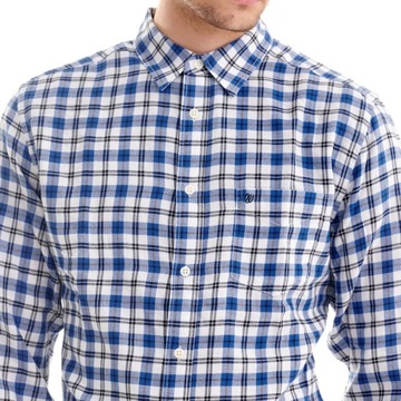 WRANGLER L/S 1PKT SHIRT BLUE W5760ML05 L