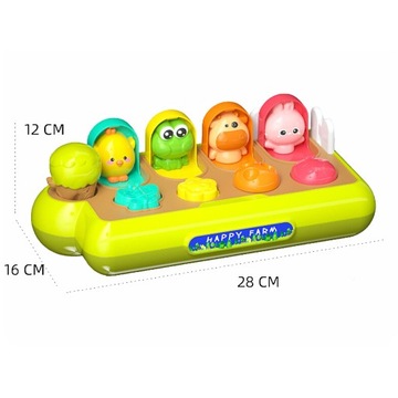 ОБРАЗОВАТЕЛЬНАЯ ИГРУШКА POP UP ANIMALS HAPPY FARM WOOPI BABY
