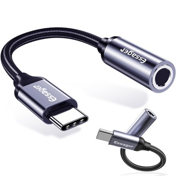 Adapter Przejściówka Słuchawki Audio USB-C TYP-C