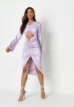 Missguided yrn MIDI SUKIENKA SATYNA S XXJ