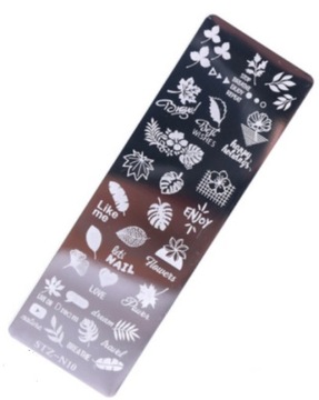 Пластины для штамповки ногтей | ПАСХА