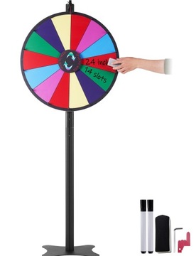 koło fortuny gra losowanie loteria ścieralne składane zestaw GRATIS 151cm