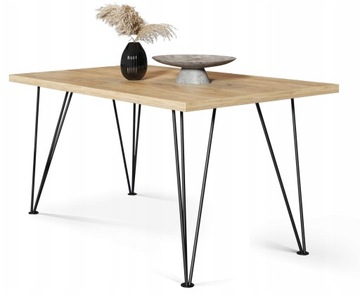Stół 160/260 metalowe nogi RONI LOFT rozkładany