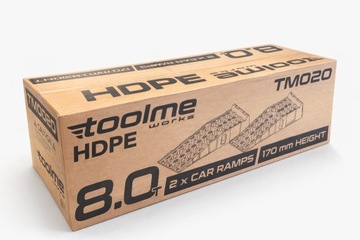 Пандусы для подъезда автомобиля, пандус 4,0т 2 шт. ТМ020 ПНД! инструмент