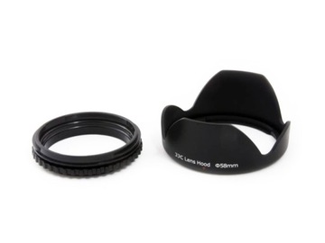 Osłona EASY-CLIP TULIPAN 58mm do CANON NIKON OLYMPUS PANASONIC FUJI PENTAX