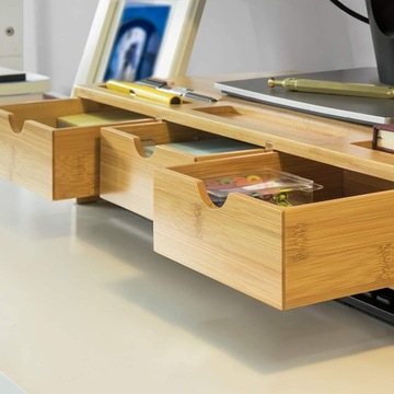 Подставка для монитора с 3 ящиками