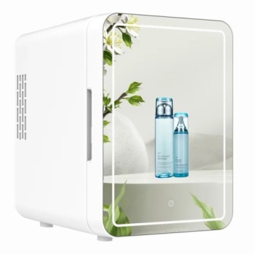 Lednička na kosmetiku Mini Kosmetická lednička 4L Led Zrcadlo Topení Malá