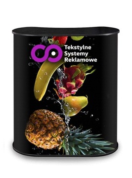 STÓŁ TRYBUNKA REKLAMOWA z półką -->realizacja 4 DNI<--