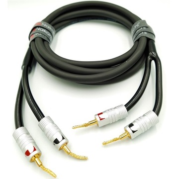NAKAMICHI Kabel głośnikowy 2x2,5 igły plecione 2m