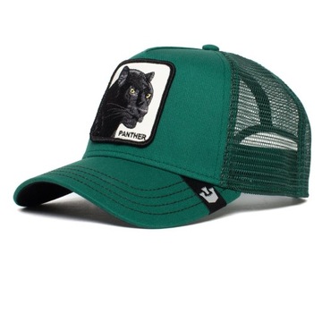 Czapka z daszkiem Goorin Bros Panther Trucker zielona pantera