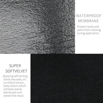 Набор из 4 бархатных аппликаторов для автозагара