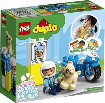 LEGO DUPLO - Motocykl policyjny (10967) KLOCKI PREZENT