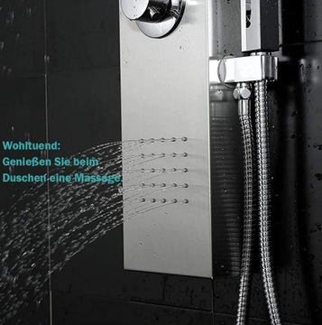 ELBE RNP-W04 ХРОМИРОВАННАЯ ДУШЕВАЯ ПАНЕЛЬ