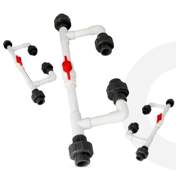 Комплект подключения инжектора для орошения воды для удобрений 1 GZxGW