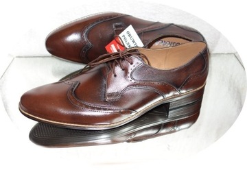 -40% Мужские кожаные туфли MOSKAŁA коричневые 44