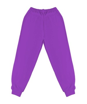 ДЕТСКИЕ ФИОЛЕТОВЫЕ ШКОЛЬНЫЕ БРЮКИ, ОДНОРОДНЫЕ 140