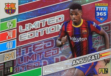 Ansu FATI BARCELONA Limited karta FIFA 365 2022