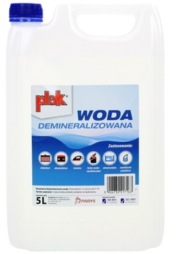 ATAS 889524 ВОДА ДИСТИЛЛИРОВАННАЯ ДЕМИНЕРАЛИЗОВАННАЯ PLAK PRACTICAL LINE 5L ATAS