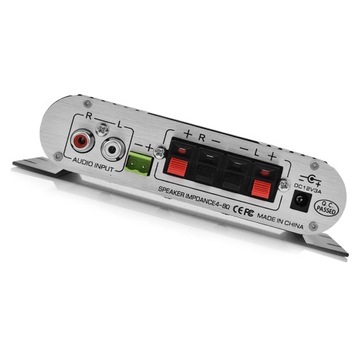 АВТОМОБИЛЬНЫЙ УСИЛИТЕЛЬ MINI HIFI АУДИО СТЕРЕО, ЧЕРНЫЙ