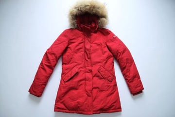 WOOLRICH__DAMSKA KURTKA PUCHOWA PARKA FUTRO__S