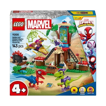 LEGO Marvel Bitwa Spidey’ego i Gobby’ego przy domku na drzewie 11200