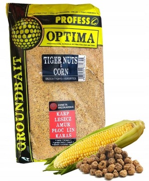 PROFESS Zanęta OPTIMA - 1kg - Orzech Tygrysi