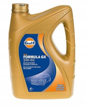 5W40 Gulf Formula GX 4L 502.00/505.00