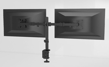 ВРАЩАЮЩИЙСЯ НАСТОЛЬНЫЙ ДЕРЖАТЕЛЬ для двух МОНИТОРОВ 10–27 дюймов, универсальный