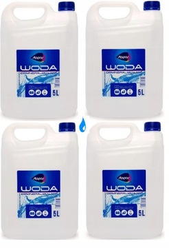 WODA DEMINERALIZOWANA 20L (4x5L) Czystość PREMIUM