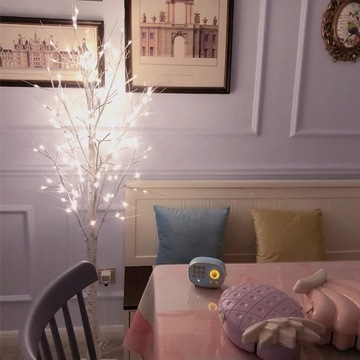 СВЕТОДИОДНАЯ ЕЛКА СВЕТЯЩАЯСЯ БЕРЕЗА РОЖДЕСТВЕНСКИЕ ОГНИ РОЖДЕСТВЕНСКАЯ ЕЛКА 90 СМ