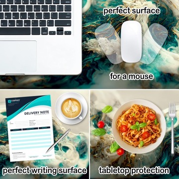 Mata ochronna na biurko niezwykła Fala Abstrakcja