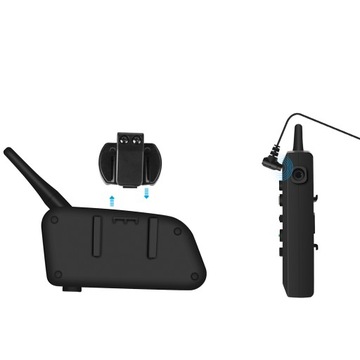 EJEAS V6 PRO мотоциклетный домофон USB-C 2024 Bluetooth 5.1 1200 м для шлема
